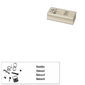 Tampons Encreurs Cosmétique / maquillage illustration (Tamponné)