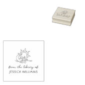 Tampons Encreurs Cosmic Elements Handwritten Custom Library Book (Tamponné)