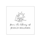 Tampons Encreurs Cosmic Elements Handwritten Custom Library Book (Impression)