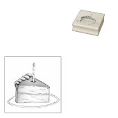 Tampons Encreurs Couche de gâteau d'anniversaire avec bougie Annive (Tamponné)