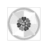 Tampons Encreurs Couleurs pastel & coeurs violets battre (Impression)