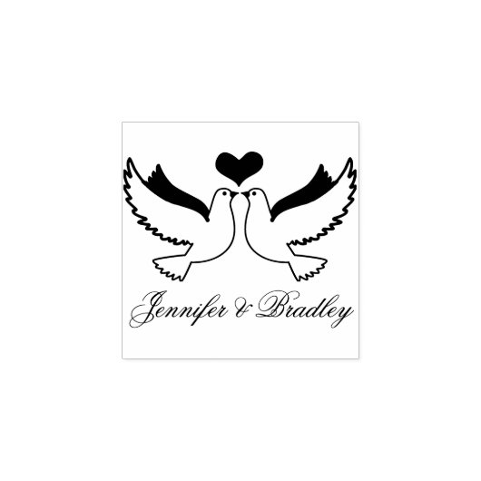 Tampons Encreurs Couples Élégant Nom personnalisé Signature Insépar (Impression)