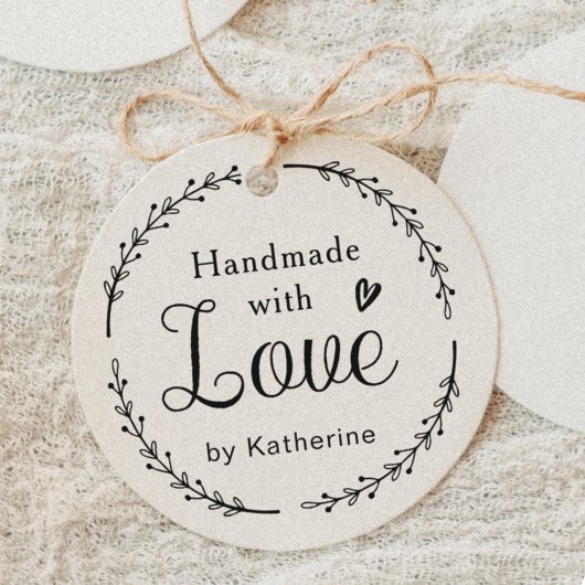 Tampons Encreurs Couronne botanique rustique faite à la main avec a