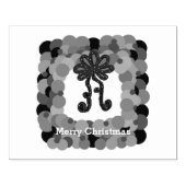 Tampons Encreurs Couronne de Noël Carré classique (Impression)