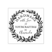 Tampons Encreurs Couronne florale Boho rustique fait main avec Love (Impression)