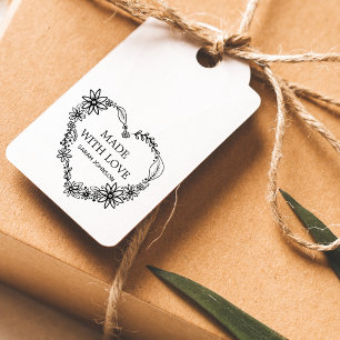 Tampons Encreurs Couronne florale en forme de cœur personnalisée fa