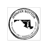 Tampons Encreurs Couronne manuscrite du Maryland Circle (Impression)