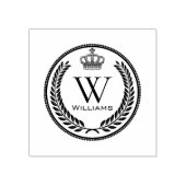 Tampons Encreurs Couronne Royale Couture Monogramme (Impression)