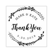 Tampons Encreurs Couronne Rustique Mariage personnalisé Favoriser M (Impression)