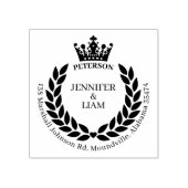 Tampons Encreurs Courrier moderne et couronne Adresse de retour per (Impression)