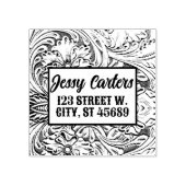 Tampons Encreurs Cowboy Rustique Pays Occidental Outils Cuir (Impression)