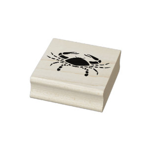Tampons Encreurs crabe cancer timbre d'art zodiaque