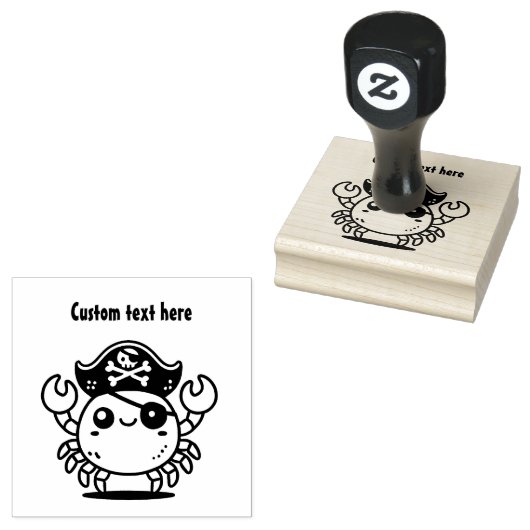 Tampons Encreurs Crabe pirate (Tamponné)