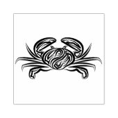 Tampons Encreurs Crabe tribal noir et blanc (Impression)