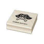 Tampons Encreurs Crâne de pirate personnalisé (Tampon)