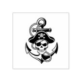 Tampons Encreurs Crâne et Ancre de pirates audacieux - Conception n (Impression)
