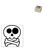 Tampons Encreurs Crâne et arêtes 5 timbre d'illustration (Tamponné)