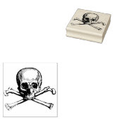 Tampons Encreurs Crâne et os croisés | Timbre (Tamponné)