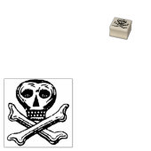 Tampons Encreurs Crâne vintage et os croisés (Tamponné)