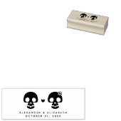 Tampons Encreurs Crânes doux Timbre en caoutchouc Mariage Halloween (Tamponné)