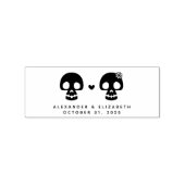 Tampons Encreurs Crânes doux Timbre en caoutchouc Mariage Halloween (Impression)