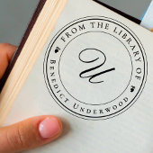 Tampons Encreurs Create Your Own Custom Monogram & Ivy Bookplate