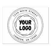 Tampons Encreurs Create Your Own Large Round Family Name (Impression)