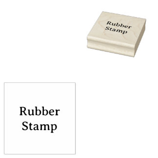 Tampons Encreurs Create Your Own Simple Custom 2.5" x 2.5" Rubber