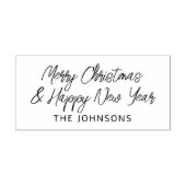 Tampons Encreurs Create Your Own Stylish Script Christmas Greetings (Impression)