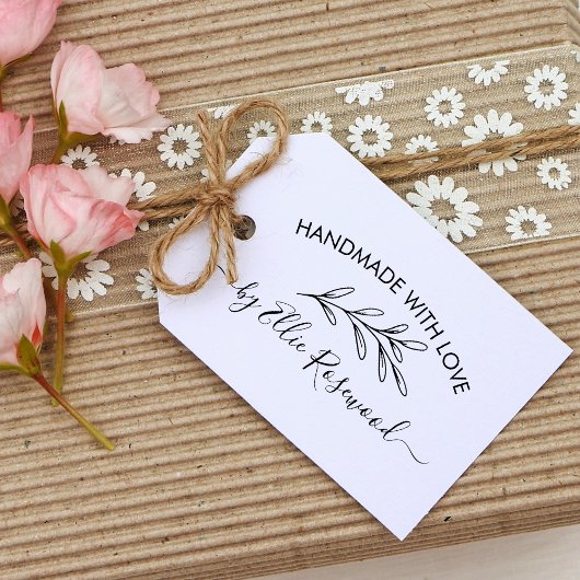 Tampons Encreurs Création de verdure botanique avec écriture