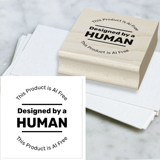 Tampons Encreurs Création et conception humaines sans IA - Message 