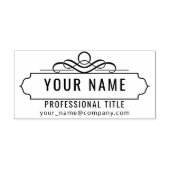Tampons Encreurs Créer votre propre - Design de nom professionnel (Impression)