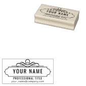Tampons Encreurs Créer votre propre - Design de nom professionnel (Tamponné)