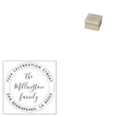 Tampons Encreurs Créer votre propre nom de famille Script de retour (Tamponné)