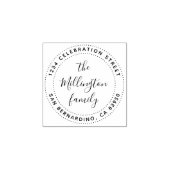 Tampons Encreurs Créer votre propre nom de famille Script de retour (Impression)