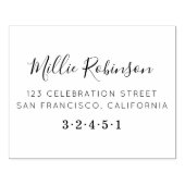 Tampons Encreurs Créer votre propre nom personnalisé Script de reto (Impression)