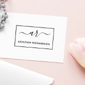 Tampons Encreurs Créez vos propres initiales de script et votre nom