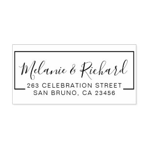 Tampons Encreurs Créez vos propres noms personnalisés et adresse de