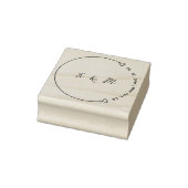 Tampons Encreurs Créez votre | Élégant Enregistrer Le Mariage Date (Tampon)