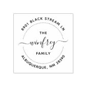 Tampons Encreurs Créez votre propre adresse de retour circulaire pe (Impression)