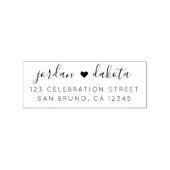 Tampons Encreurs Créez votre propre adresse de retour Mariage chic (Impression)