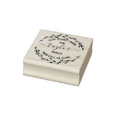 Tampons Encreurs Créez votre propre adresse de retour Rond Nom de f (Tampon)