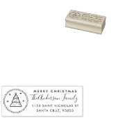 Tampons Encreurs Créez votre propre arbre de Noël personnalisé Nom  (Tamponné)