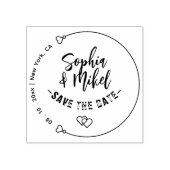 Tampons Encreurs Créez Votre Propre| Cute Round Enregistrer Le Mari (Impression)