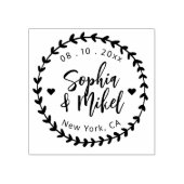 Tampons Encreurs Créez Votre Propre Cute Round Enregistrer Le Maria (Impression)