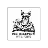 Tampons Encreurs Créez votre propre ex-libris Chihuahua (Impression)