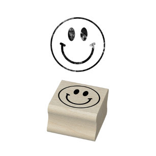 Tampons Encreurs Créez votre propre logo personnalisé mignon sourir