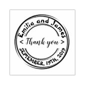 Tampons Encreurs Créez votre propre mariage rond Grâce au caoutchou (Impression)