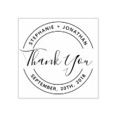 Tampons Encreurs Créez votre propre Merci Mariage rond (Impression)