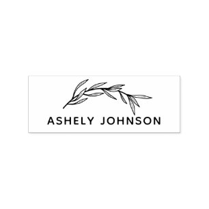 Tampons Encreurs Créez Votre Propre Nom Fabriqué à la Main